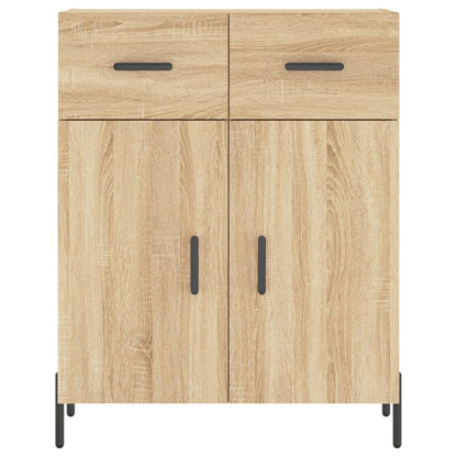 Dressoir 69,5X34X90 Cm Bewerkt Hout Kleurig Sonoma eiken