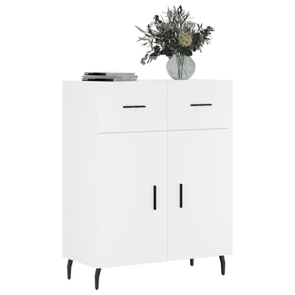 Dressoir 69,5X34X90 Cm Bewerkt Hout Wit