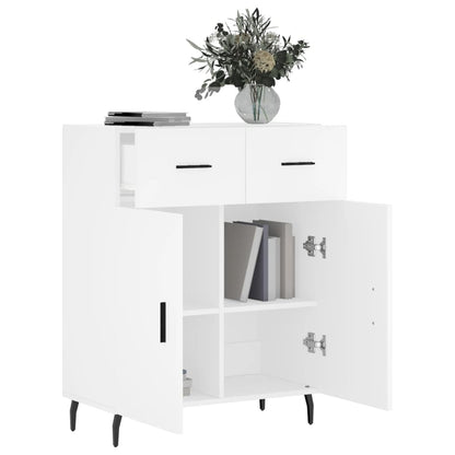 Dressoir 69,5X34X90 Cm Bewerkt Hout Wit