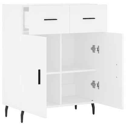Dressoir 69,5X34X90 Cm Bewerkt Hout Wit