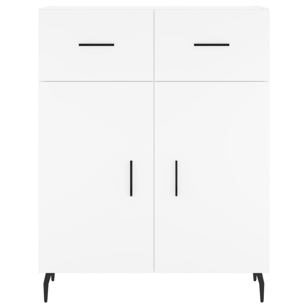 Dressoir 69,5X34X90 Cm Bewerkt Hout Wit