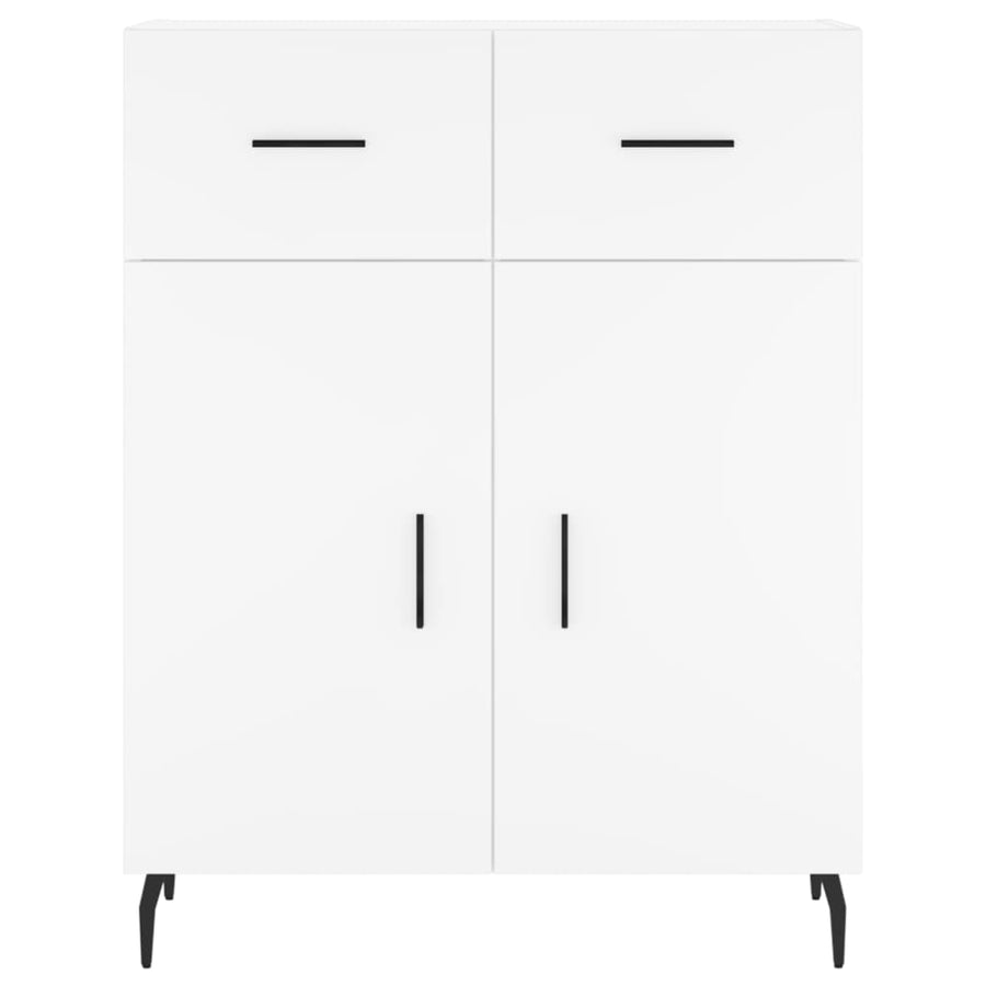 Dressoir 69,5X34X90 Cm Bewerkt Hout Wit