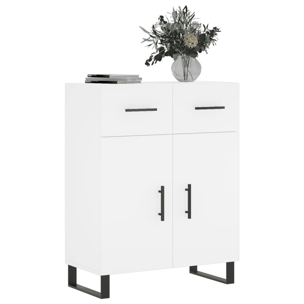 Dressoir 69,5X34X90 Cm Bewerkt Hout Wit