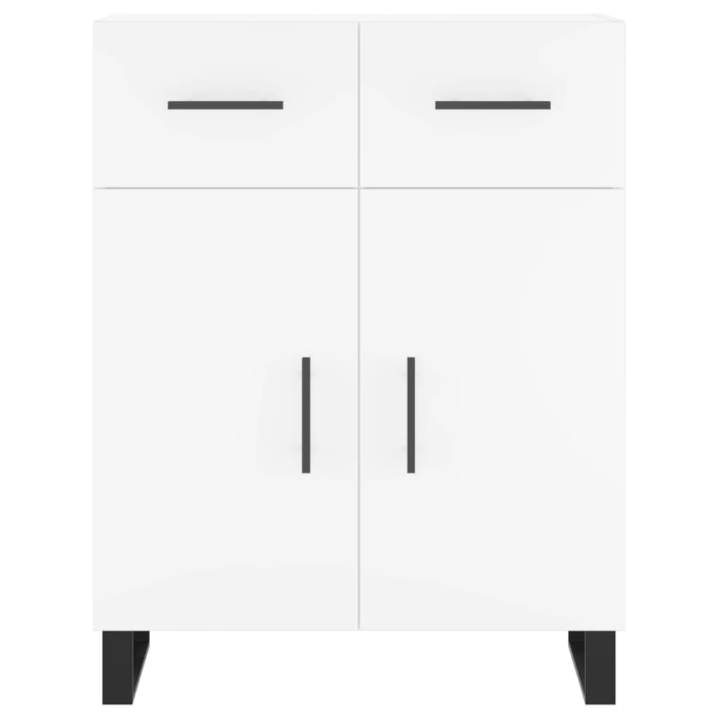 Dressoir 69,5X34X90 Cm Bewerkt Hout Wit
