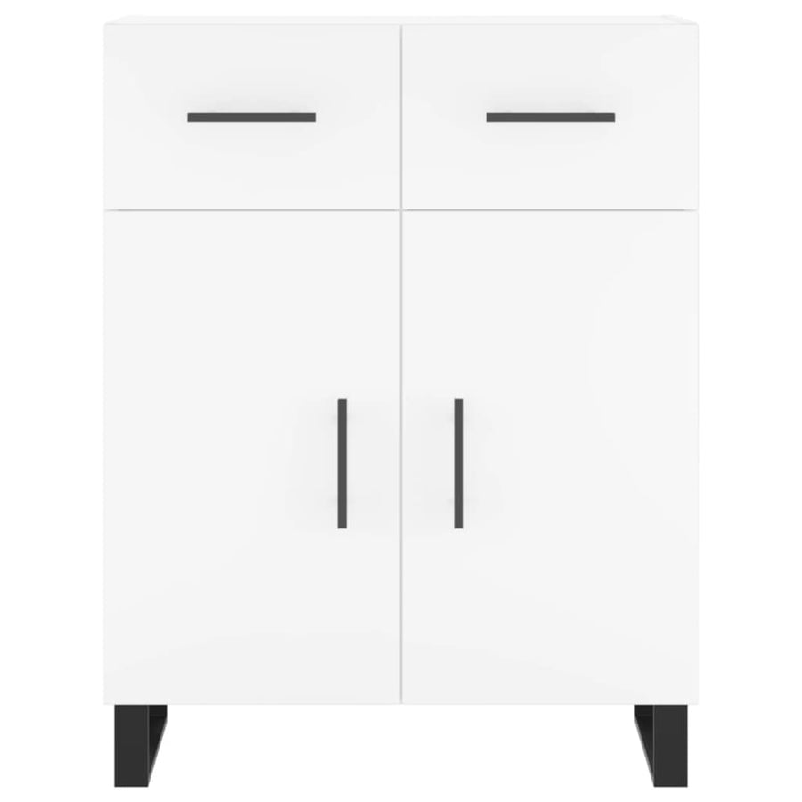 Dressoir 69,5X34X90 Cm Bewerkt Hout Wit