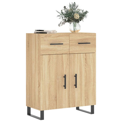 Dressoir 69,5X34X90 Cm Bewerkt Hout Kleurig 1 Sonoma eiken