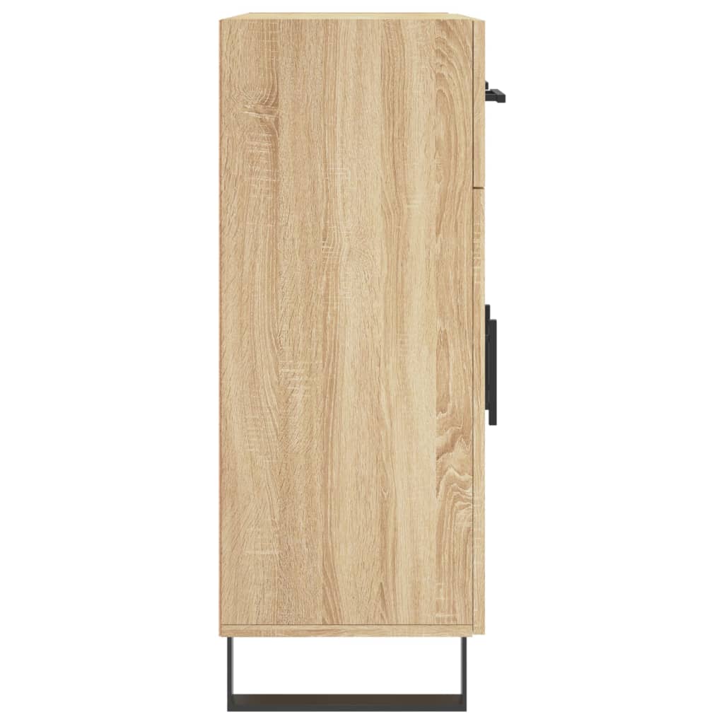 Dressoir 69,5X34X90 Cm Bewerkt Hout Kleurig 1 Sonoma eiken