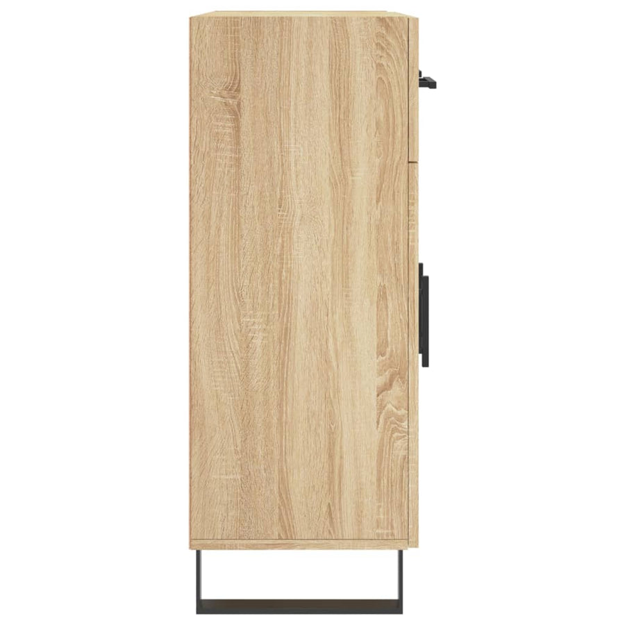Dressoir 69,5X34X90 Cm Bewerkt Hout Kleurig 1 Sonoma eiken