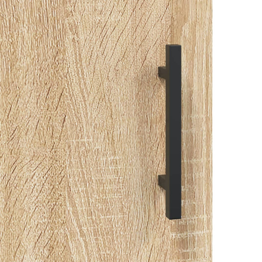 Dressoir 69,5X34X90 Cm Bewerkt Hout Kleurig 1 Sonoma eiken