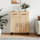 Sideboard 69.5x34x90 cm engineered wood Sonoma oak-coloured