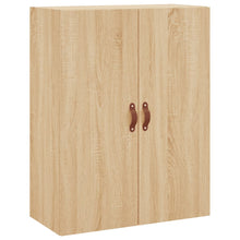 Wandkast 69,5X34X90 Cm Kleurig Sonoma eiken