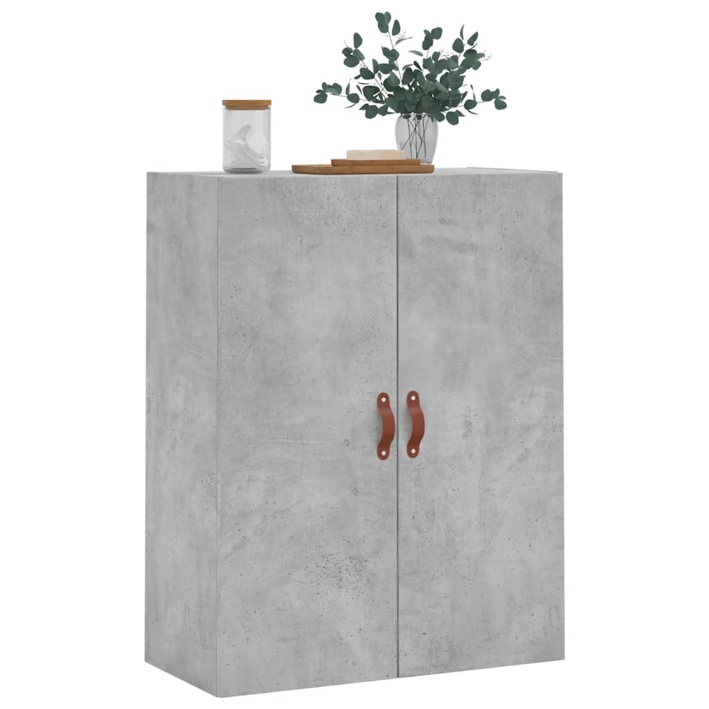 Wandkast 69,5X34X90 Cm Betongrijs