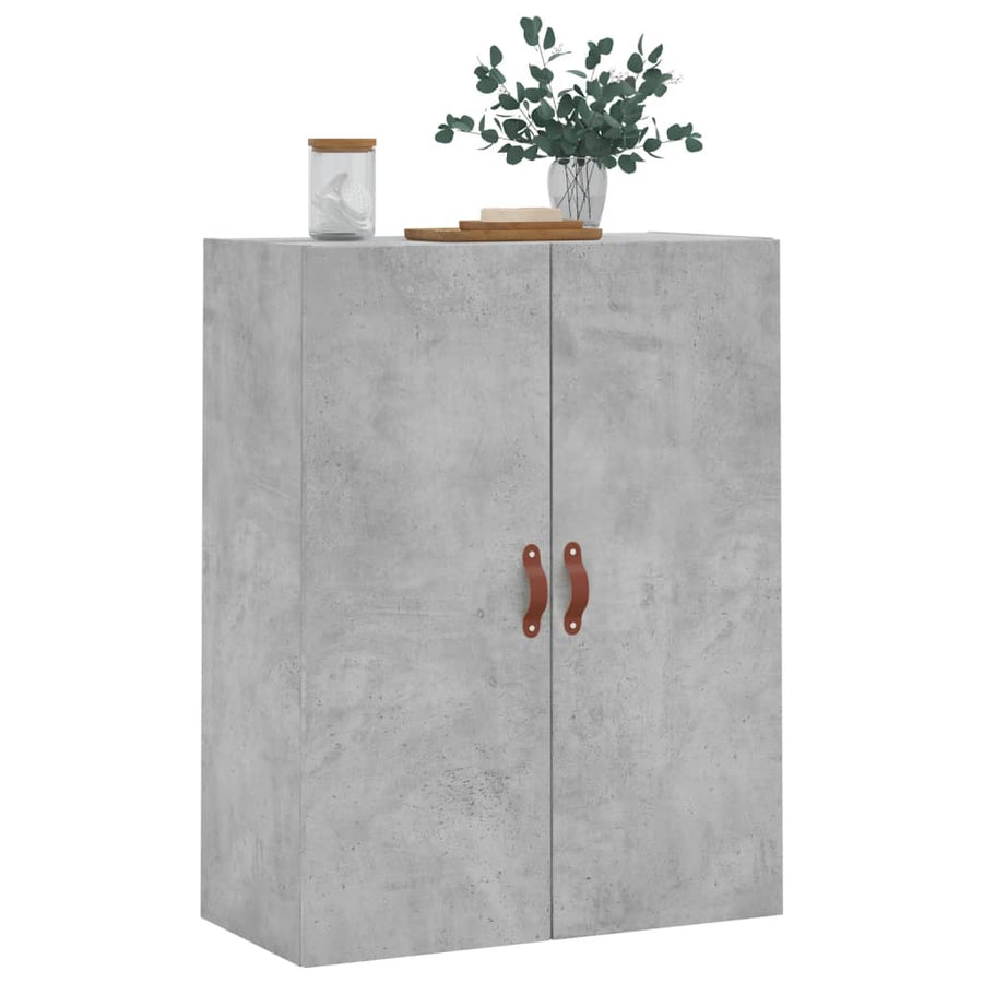 Wandkast 69,5X34X90 Cm Betongrijs