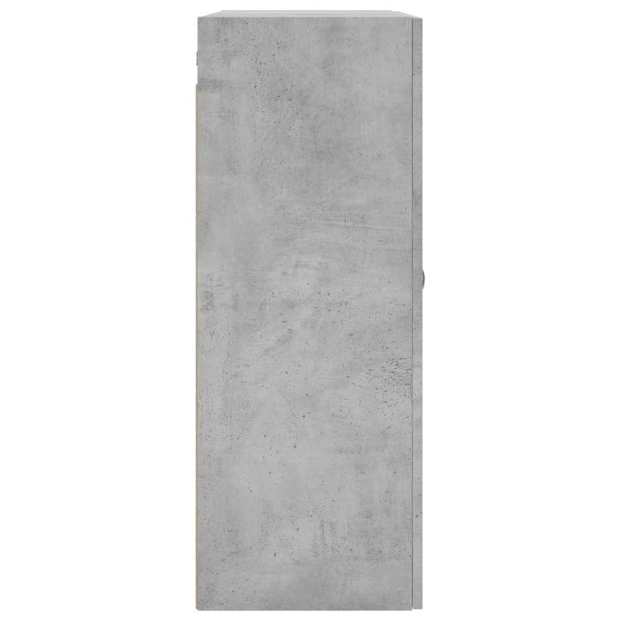 Wandkast 69,5X34X90 Cm Betongrijs