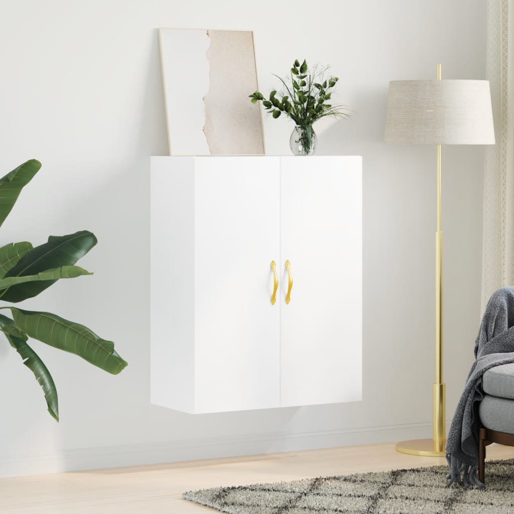 Wandkast 69,5X34X90 Cm Wit