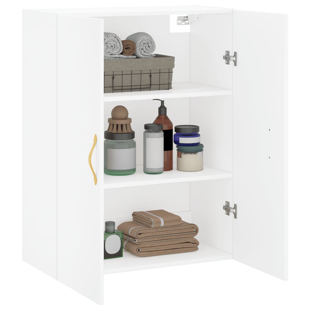 Wandkast 69,5X34X90 Cm Wit
