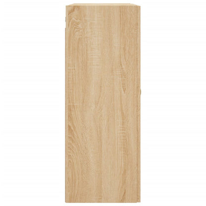 Wandkast 69,5X34X90 Cm Kleurig Sonoma eiken