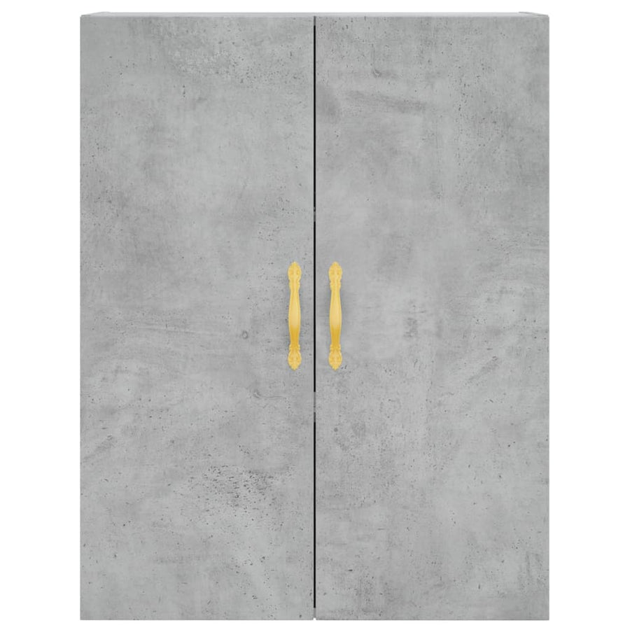 Wandkast 69,5X34X90 Cm Betongrijs