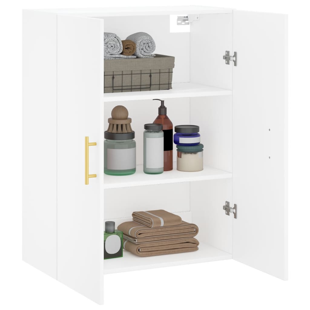 Wandkast 69,5X34X90 Cm Wit