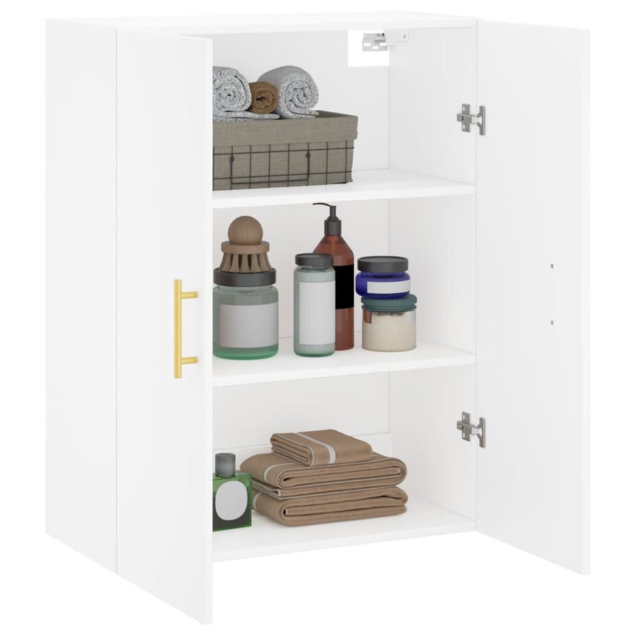 Wandkast 69,5X34X90 Cm Wit