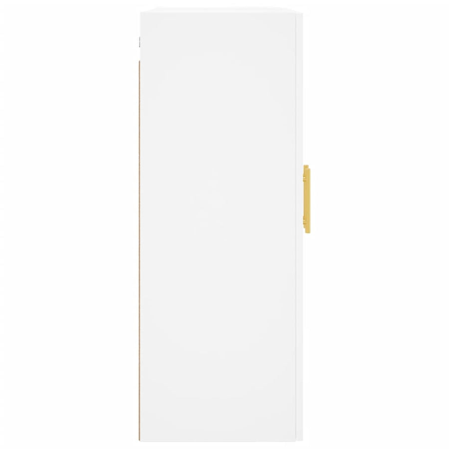 Wandkast 69,5X34X90 Cm Wit