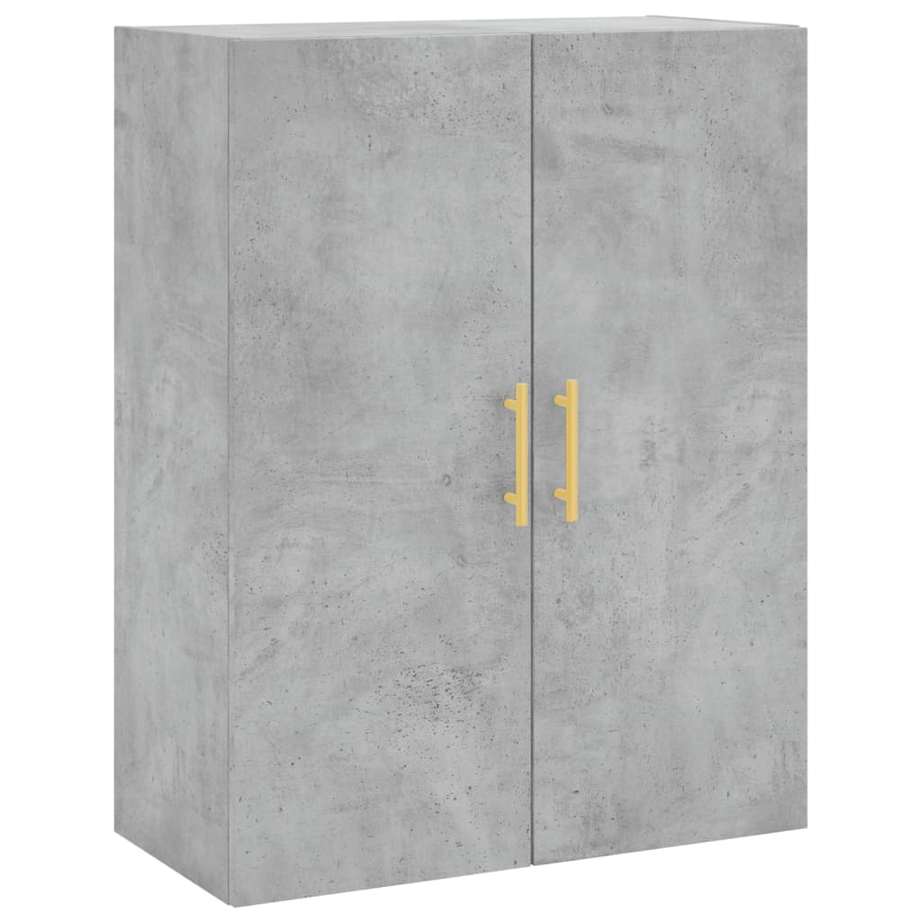Wandkast 69,5X34X90 Cm Betongrijs