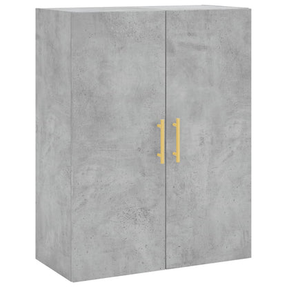 Wandkast 69,5X34X90 Cm Betongrijs