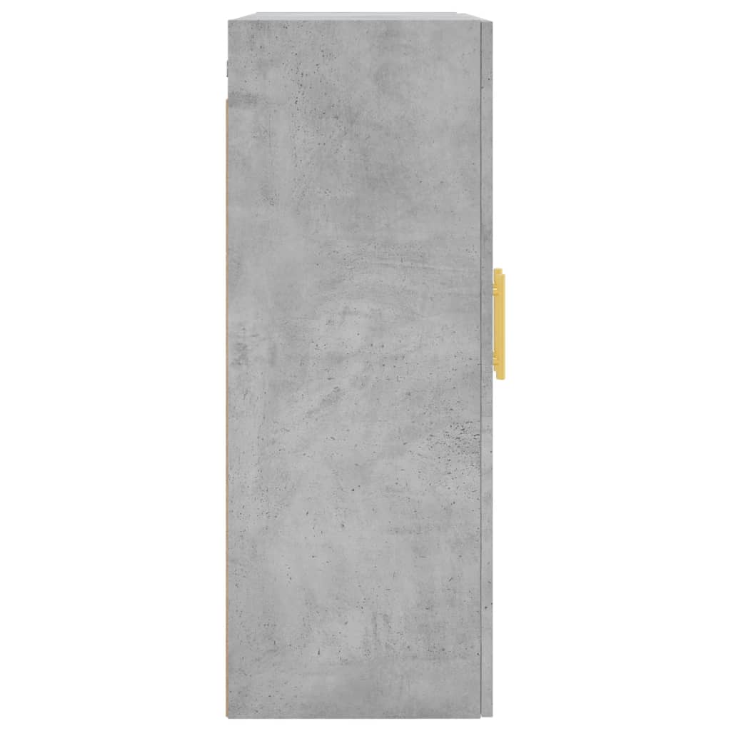 Wandkast 69,5X34X90 Cm Betongrijs