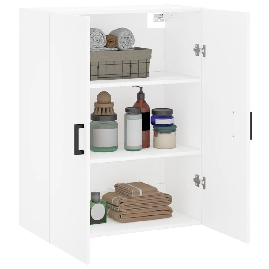 Wandkast 69,5x34x90 cm wit