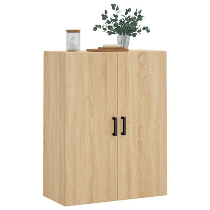 Wandkast 69,5X34X90 Cm Kleurig Sonoma eiken