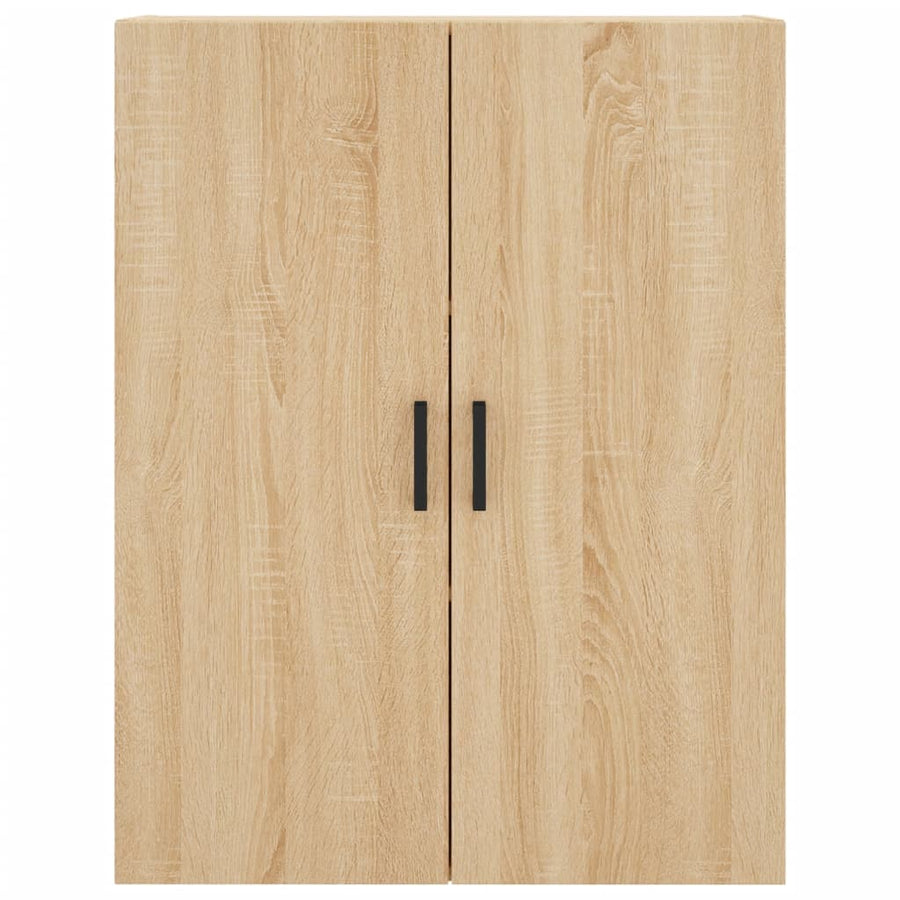 Wandkast 69,5X34X90 Cm Kleurig Sonoma eiken
