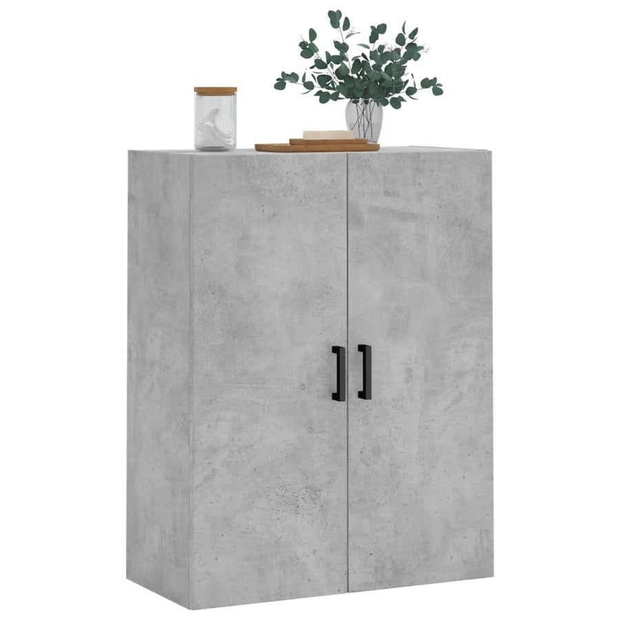 Wandkast 69,5X34X90 Cm Betongrijs