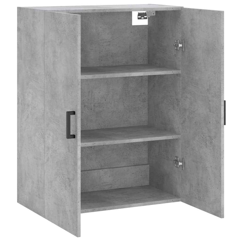 Wandkast 69,5X34X90 Cm Betongrijs