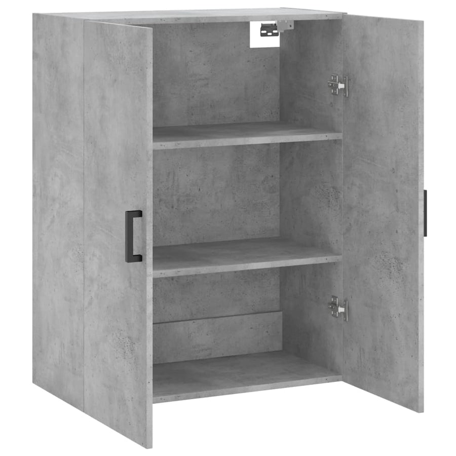 Wandkast 69,5X34X90 Cm Betongrijs