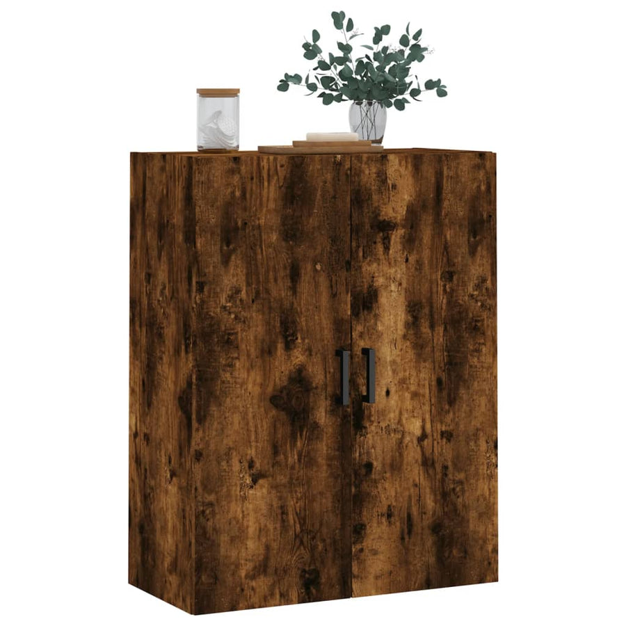 Hangkast 69,5X34X90 Cm Kleurig Gerookt eiken