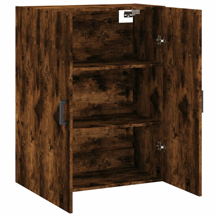 Hangkast 69,5X34X90 Cm Kleurig Gerookt eiken