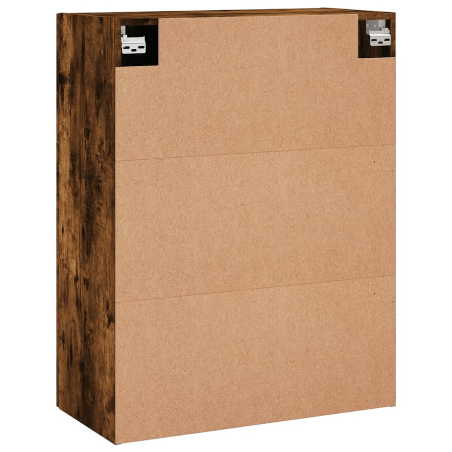 Hangkast 69,5X34X90 Cm Kleurig Gerookt eiken