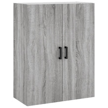 Hangkast 69,5X34X90 Cm Eikenkleurig Grijs sonoma