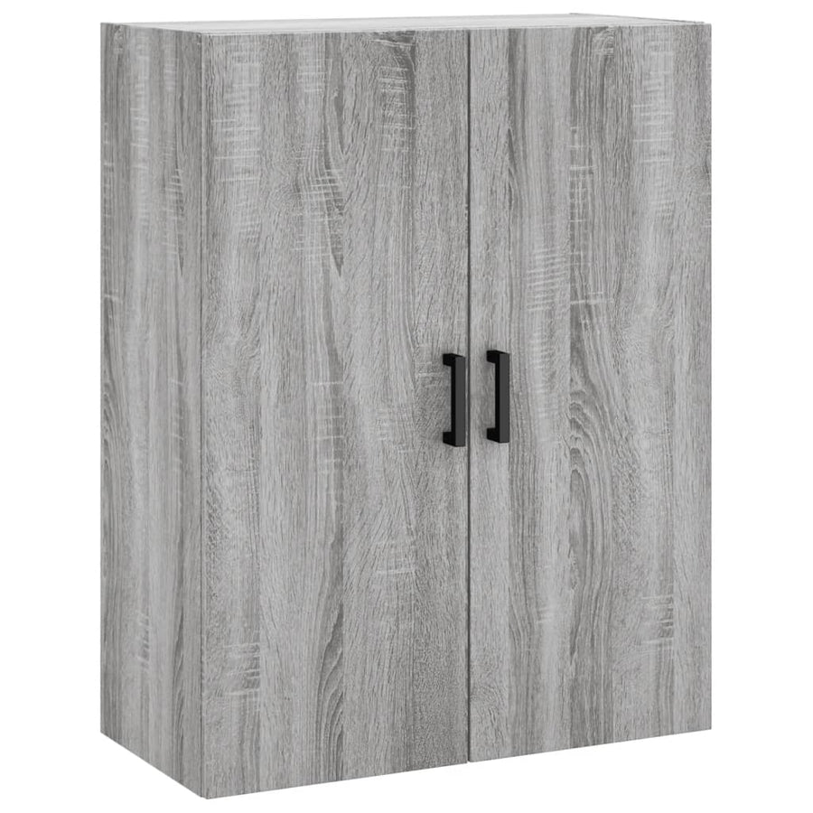 Hangkast 69,5X34X90 Cm Eikenkleurig Grijs sonoma