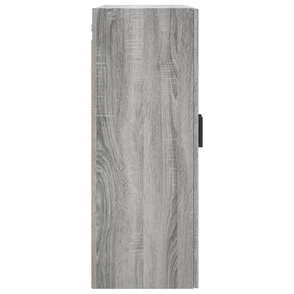 Hangkast 69,5X34X90 Cm Eikenkleurig Grijs sonoma