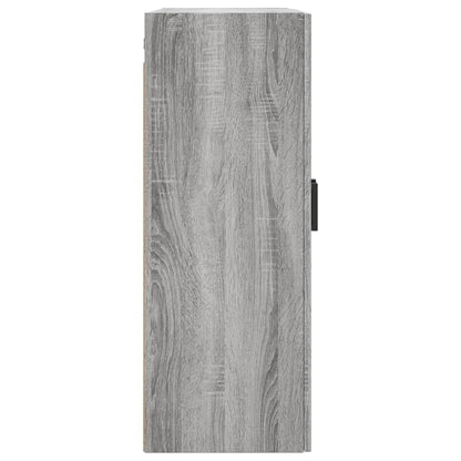 Hangkast 69,5X34X90 Cm Eikenkleurig Grijs sonoma