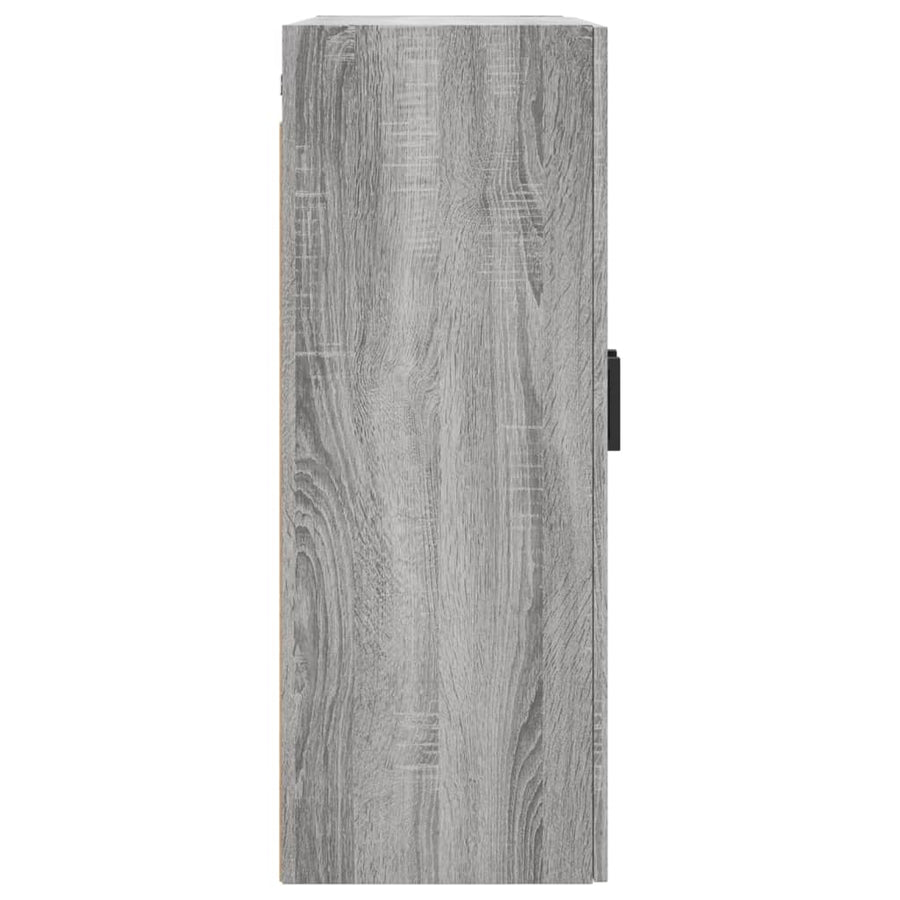 Hangkast 69,5X34X90 Cm Eikenkleurig Grijs sonoma