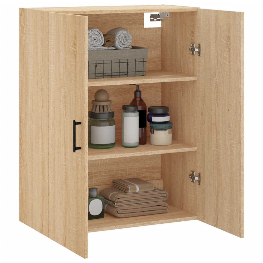 Hangkast 69,5X34X90 Cm Kleurig Sonoma eiken