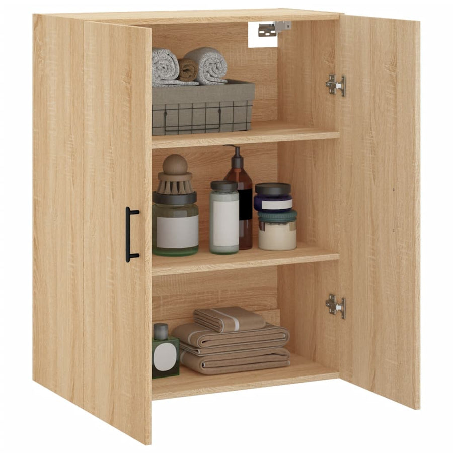 Hangkast 69,5X34X90 Cm Kleurig Sonoma eiken
