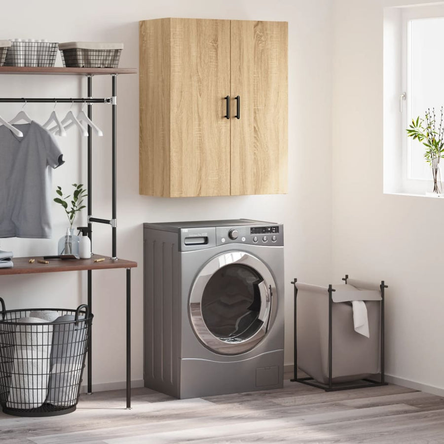 Hangkast 69,5X34X90 Cm Kleurig Sonoma eiken