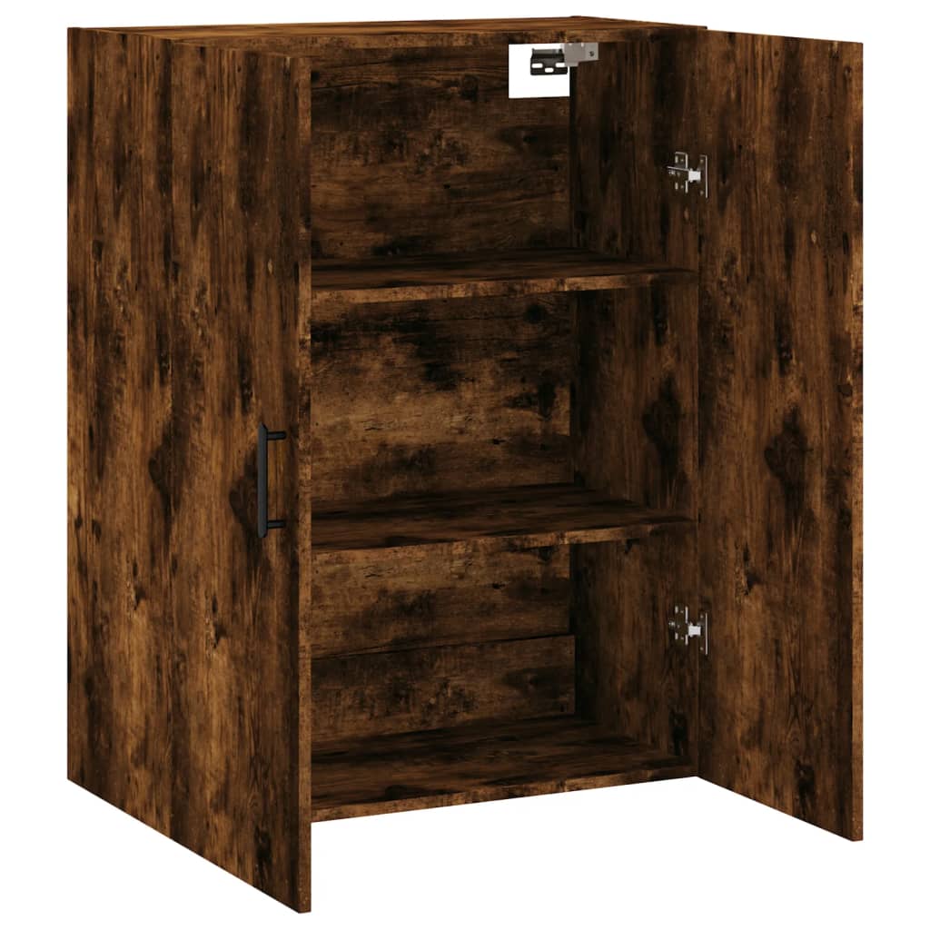 Hangkast 69,5X34X90 Cm Kleurig Gerookt eiken