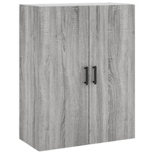 Hangkast 69,5X34X90 Cm Grijs Sonoma Eikenkleurig