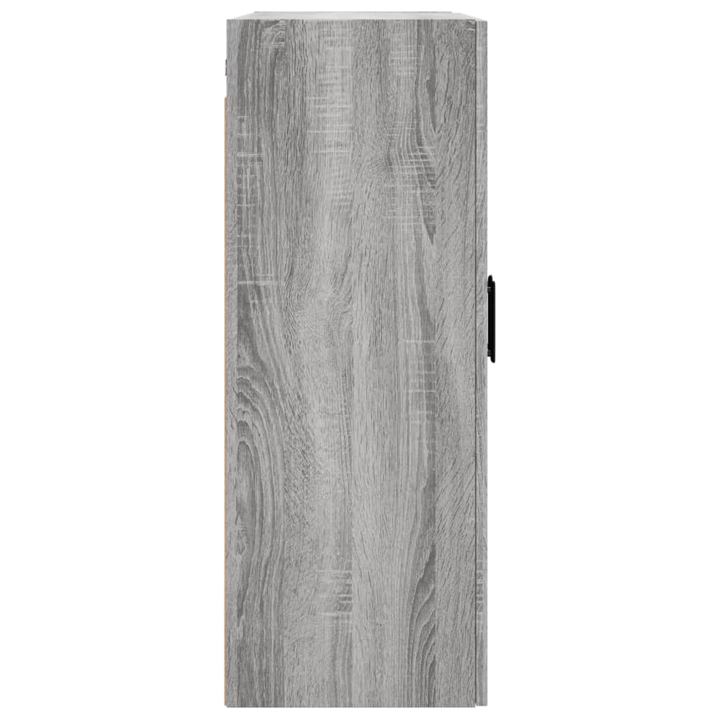 Hangkast 69,5X34X90 Cm Grijs Sonoma Eikenkleurig
