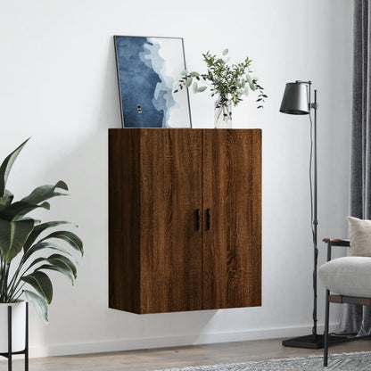 Hangkast 69,5X34X90 Cm Bruin Eikenkleur