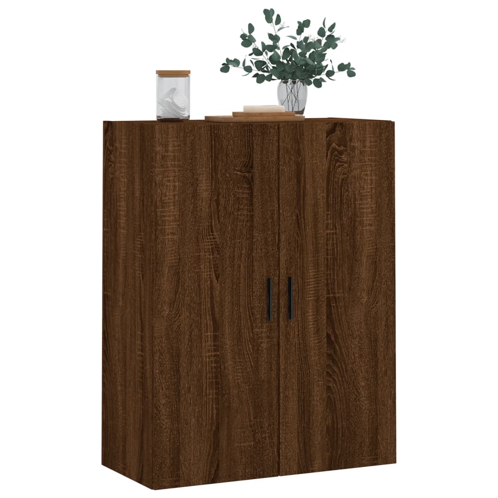 Hangkast 69,5X34X90 Cm Bruin Eikenkleur